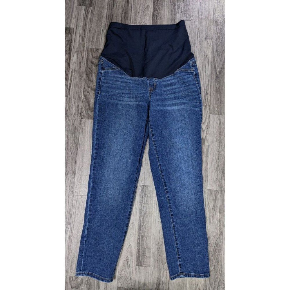 Sofia By Sofia Vergara Maternity Size 4 Bagi Boyfriend Full Panel Straight Jeans